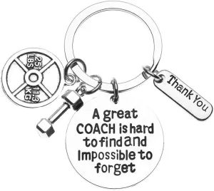 Sportybella - Trainer Gift, Fitness Great Keychain, Fitness Coach Exercise Keychain, Workout Gifts, Gym Trainer Keychain