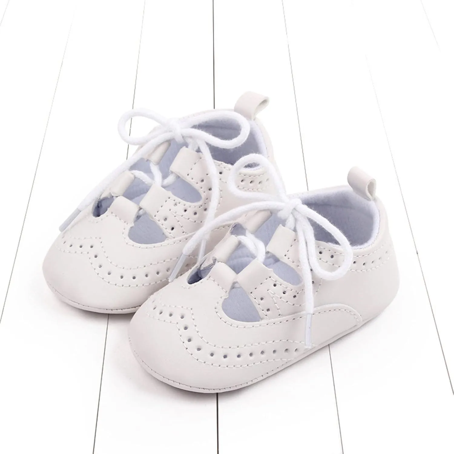 Spring and Summer Children Baby Toddler Shoes Boys and Girls Casual Shoes Flat Bottom Light Hollow Breathable Comfortable Solid Color Lace Up Girl Toddler Shoes Size 9