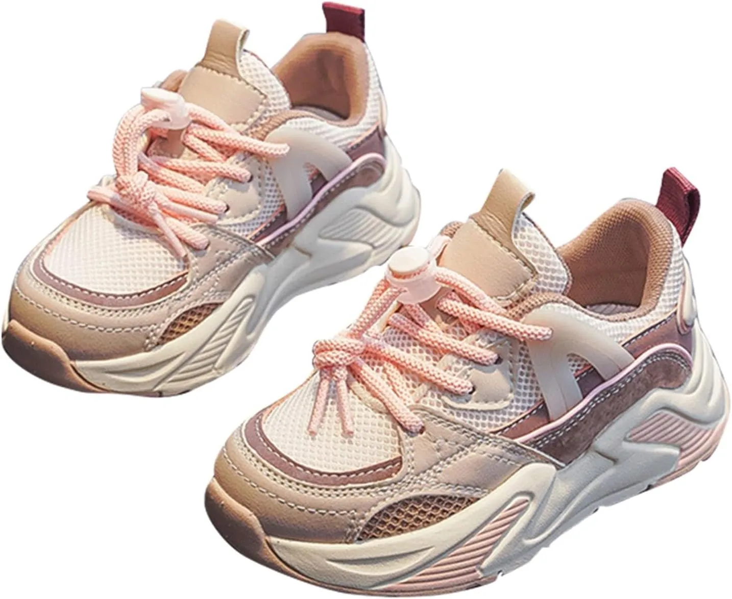 Spring and Summer New Multi Color Contrast Mesh Breathable Lightweight Anti Slip Children's Fashion Light up Shoes Kids