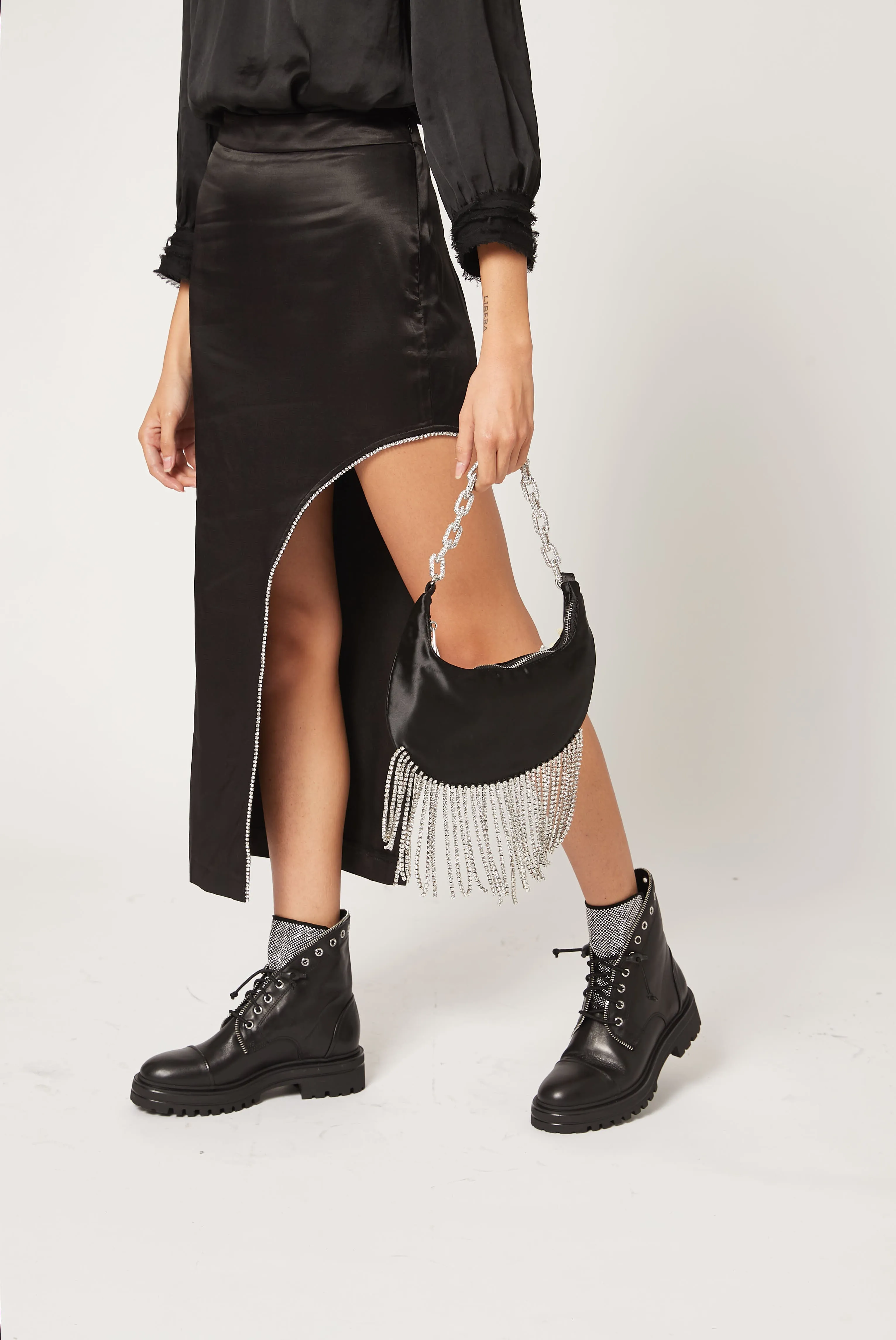 STRASS COMBAT BOOT