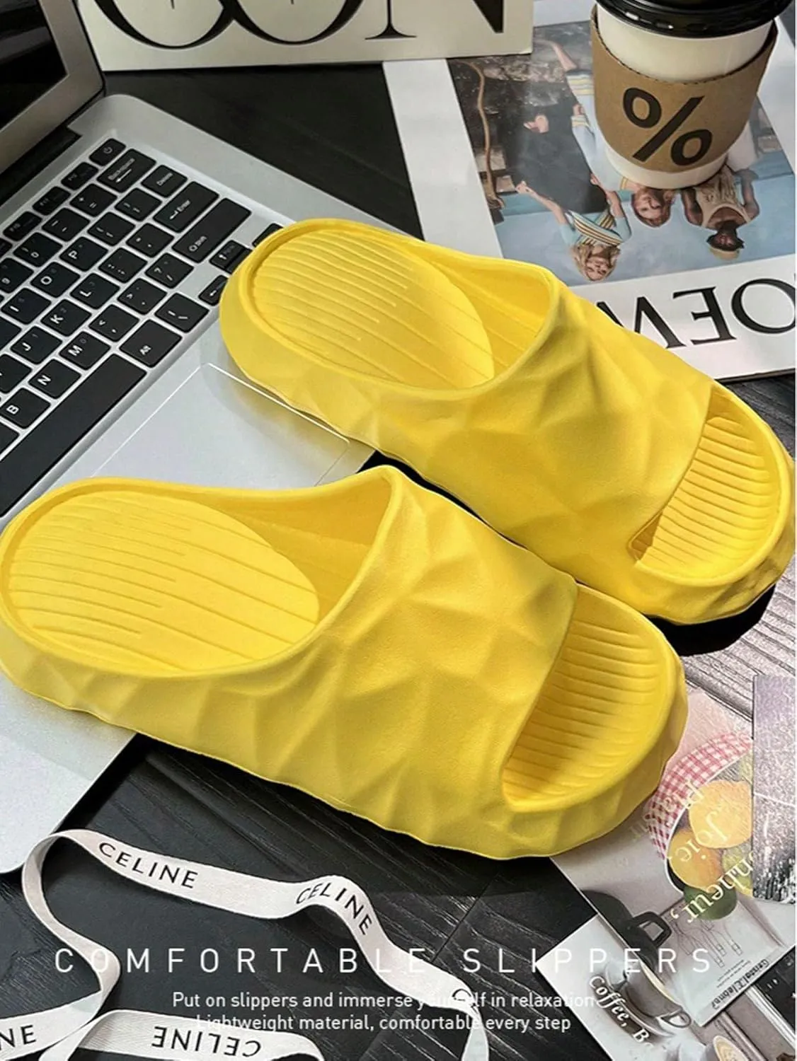 Summer home home antiskid men and women's indoor bathroom EVA foam slippers soft soled couple home sandals