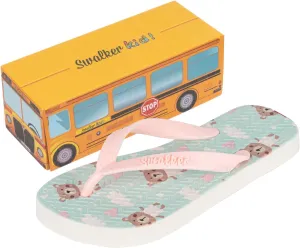 Swalker Childrens Kids Boys Slip On Sandals Flip Flops With Adorable And Charming Patterns In Recyclable Rubber Sole With Non-Slip Pattern & Bouncy Footbed, Easy Wear Sandals,Summer Holiday Beach Pool