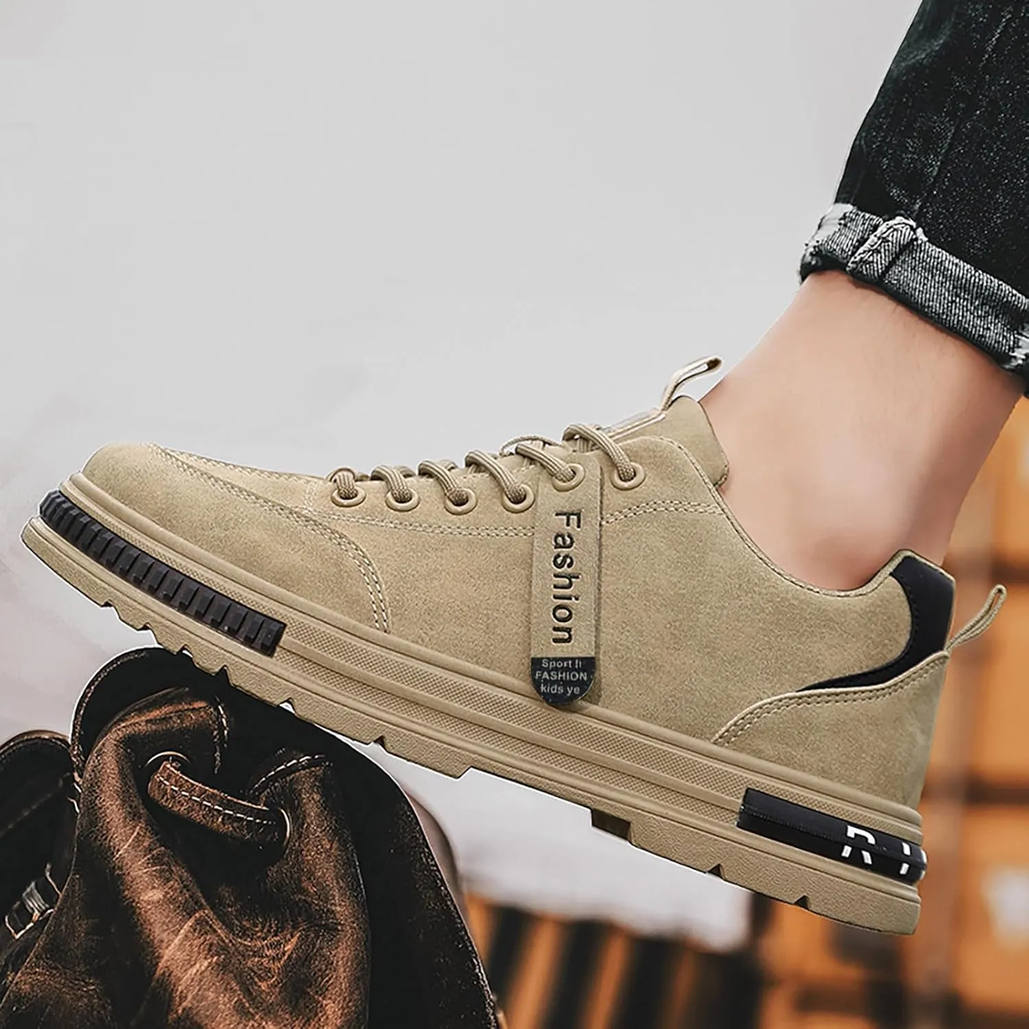 Tennis Walking Shoes New Summer Breathable Versatile Casual Fashion Shoes for Men's Work Lightweight Sports Board