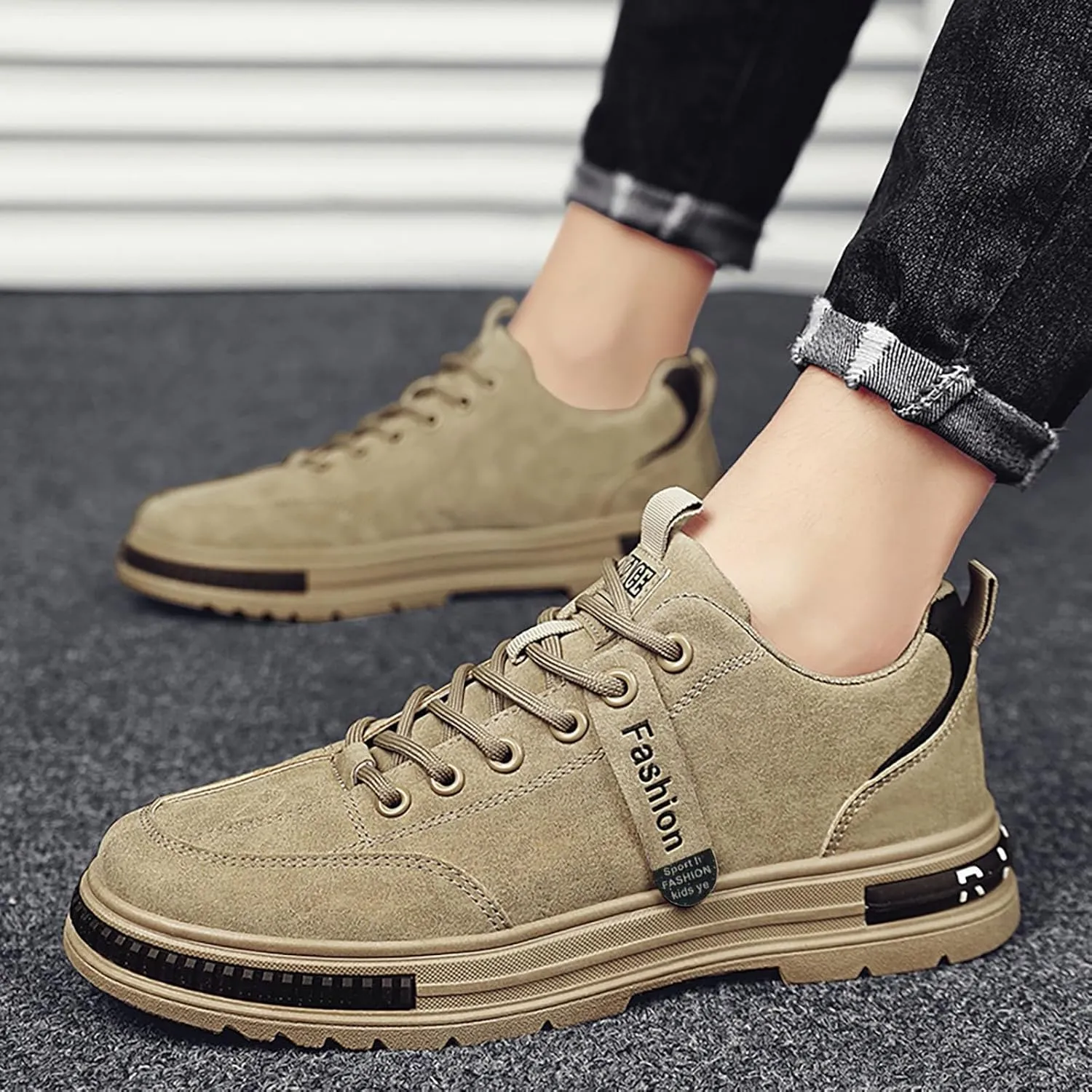 Tennis Walking Shoes New Summer Breathable Versatile Casual Fashion Shoes for Men's Work Lightweight Sports Board