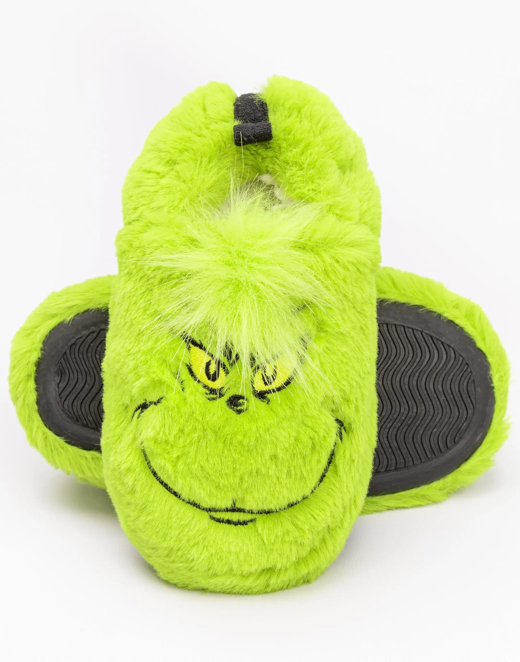 The Grinch Slippers Kids Soft Fur House Slippers Gift for Boys & Girls