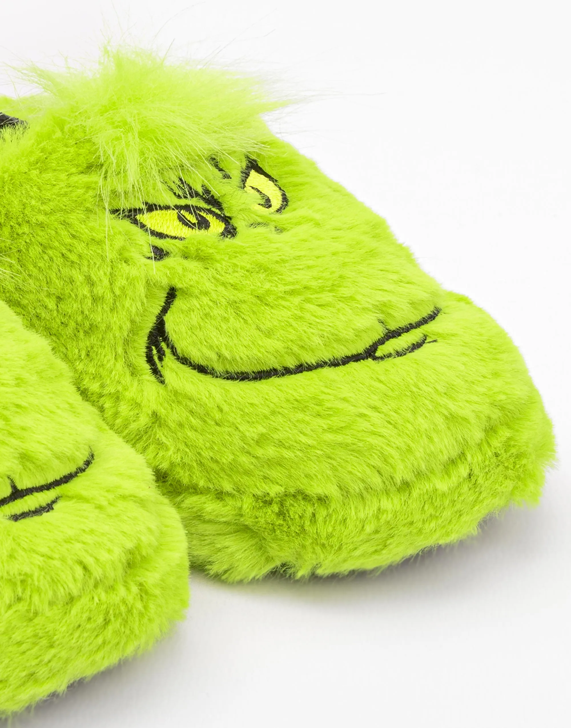 The Grinch Slippers Kids Soft Fur House Slippers Gift for Boys & Girls