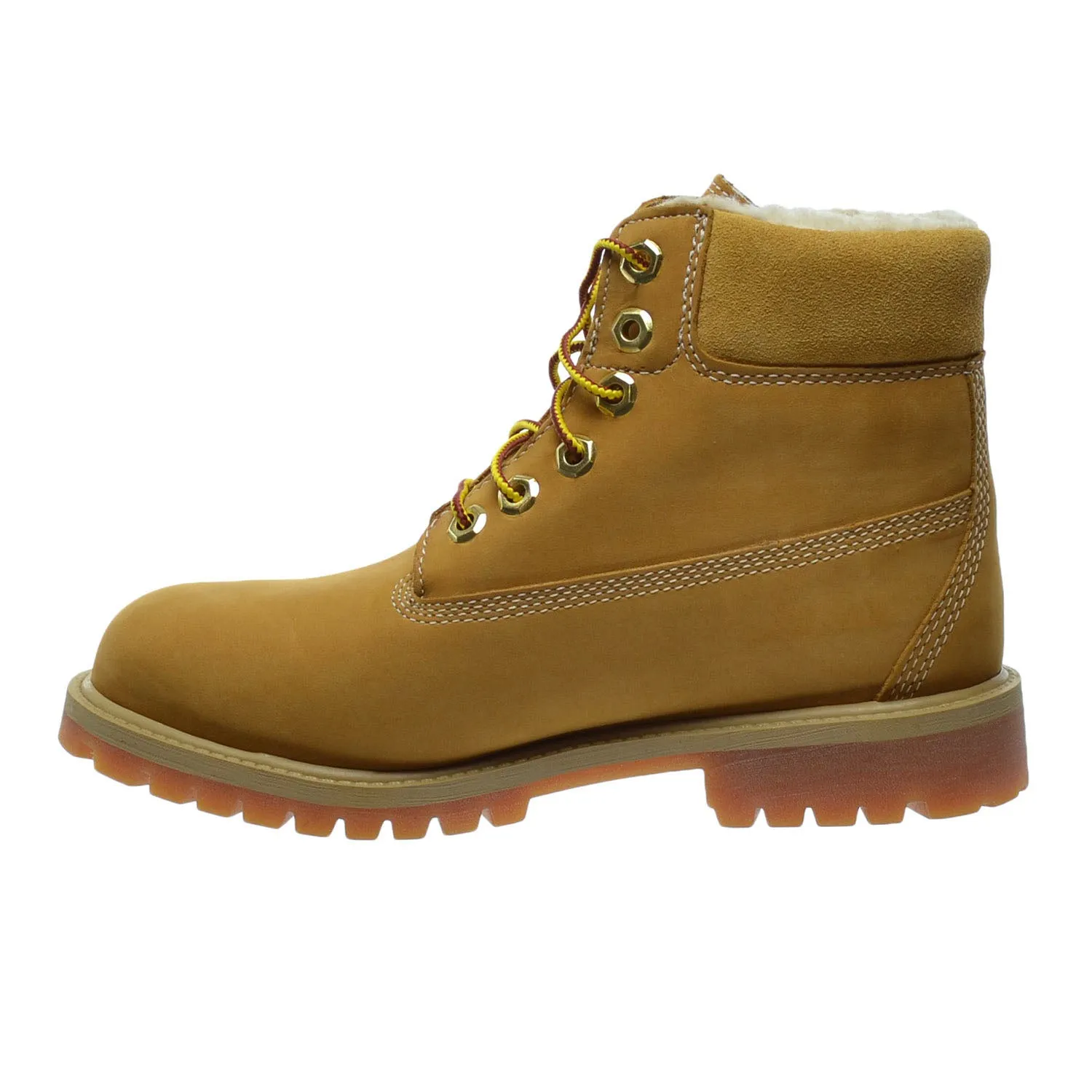 Timberland Big Kids 6 Inch Classic Waterproof Shearling Boots Wheat