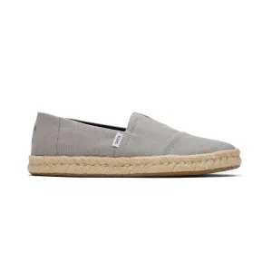 TOMS Espadrille Alpargata Rope 2.0 Men - Drizzle Grey Recycled Cotton Canvas