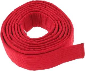 Toyvian Taekwondo Belt for Durable Martial Arts Training Belt for Boys and Excellent Waist Support for Karate Kickboxing Judo Sparring Red