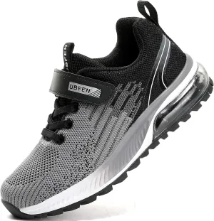 UBFEN Kids Sneakers Boys Girls Tennis Shoes for Running Athletic Walking Gym Sports Lightweight Breathable