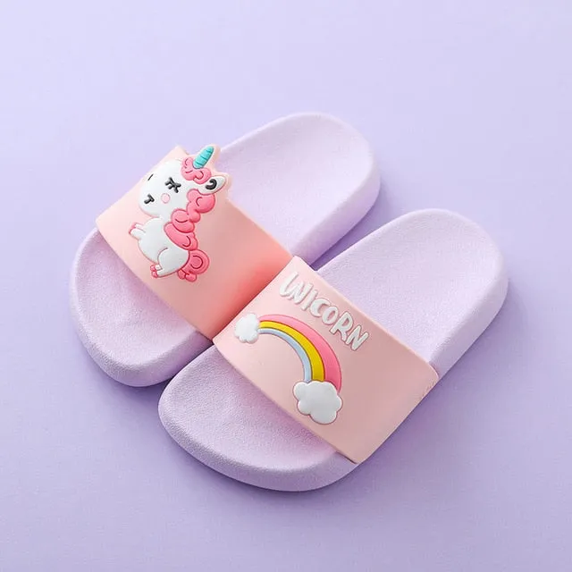 Unicorn Rainbow Slippers