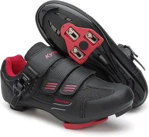 Unisex Cycling Shoes Compatible with Peloton Bike Shoes Indoor Clip in Peleton Road Bike Riding Racing Biking Shoes with Delta Cleats for Mens Womens Indoor Outdoor Bike Pedal