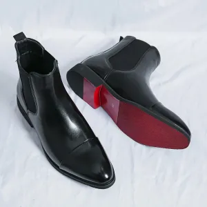 Valentino Carmina | Leather Chelsea Boots