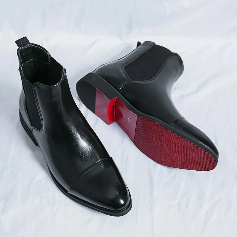 Valentino Carmina | Leather Chelsea Boots