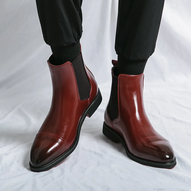 Valentino Carmina | Leather Chelsea Boots