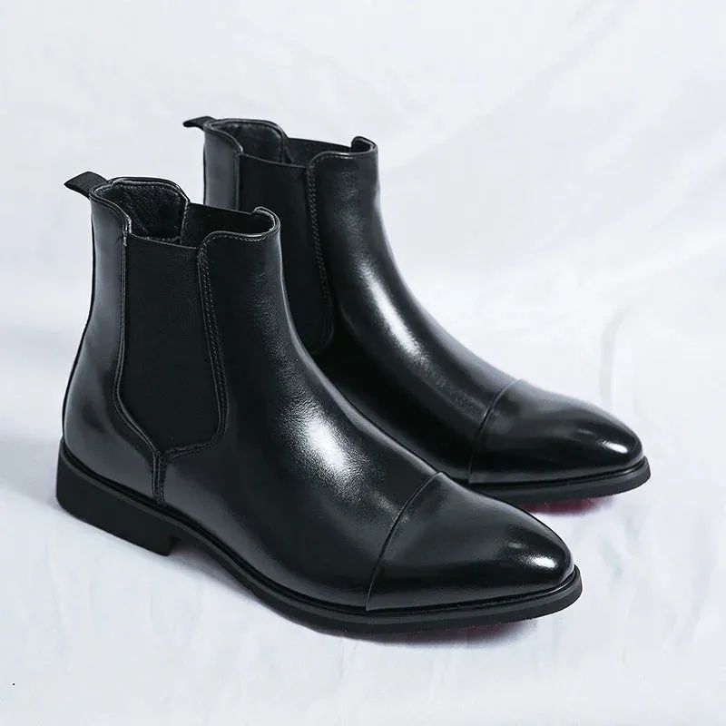 Valentino Carmina | Leather Chelsea Boots