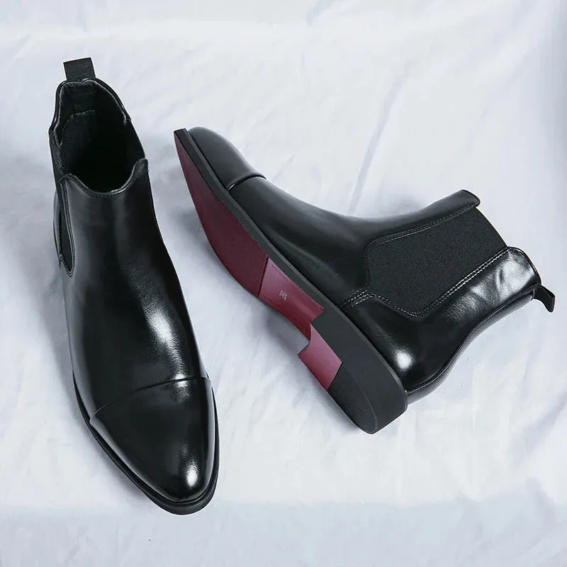 Valentino Carmina | Leather Chelsea Boots
