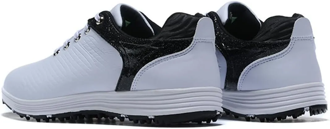 VEACAM Mens Golf Shoes Professional Outdoor Waterproof Spikless Golf Trainers for Men Lightweight Anti Slip Golfers Sneakers