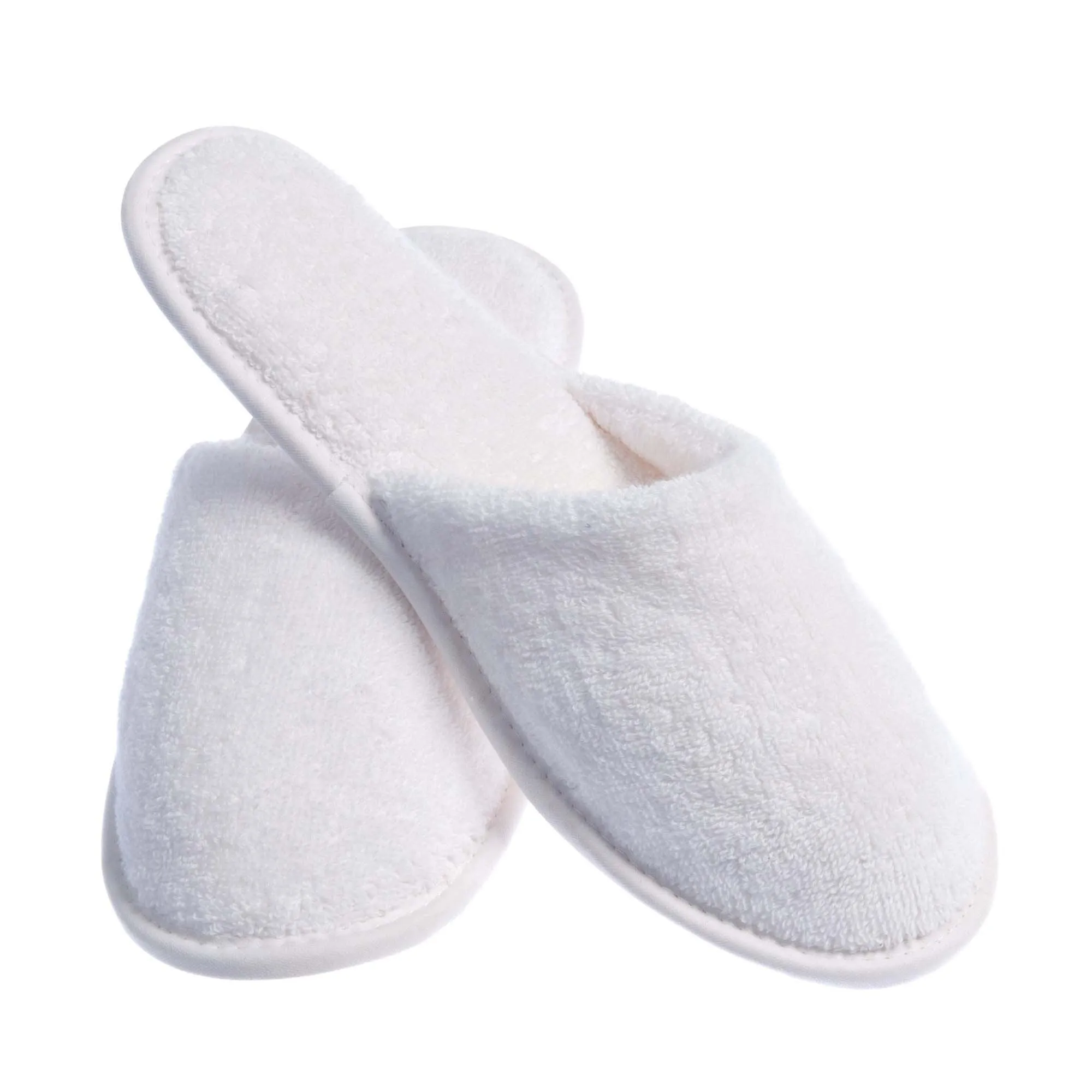 Verona Organic Cotton Towelling Closed Toe Slippers