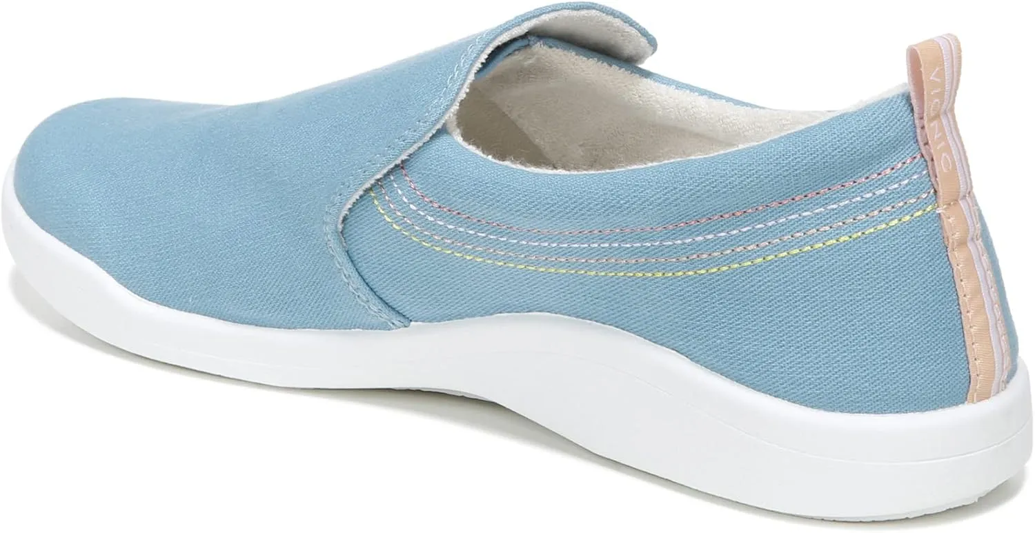 Vionic Beach Marshall Slip On Sneakers for Women-Sustainable Shoes That Include Three-Zone Comfort with Orthotic Insole Arch Support, Machine Wash Safe- Sizes 5-11