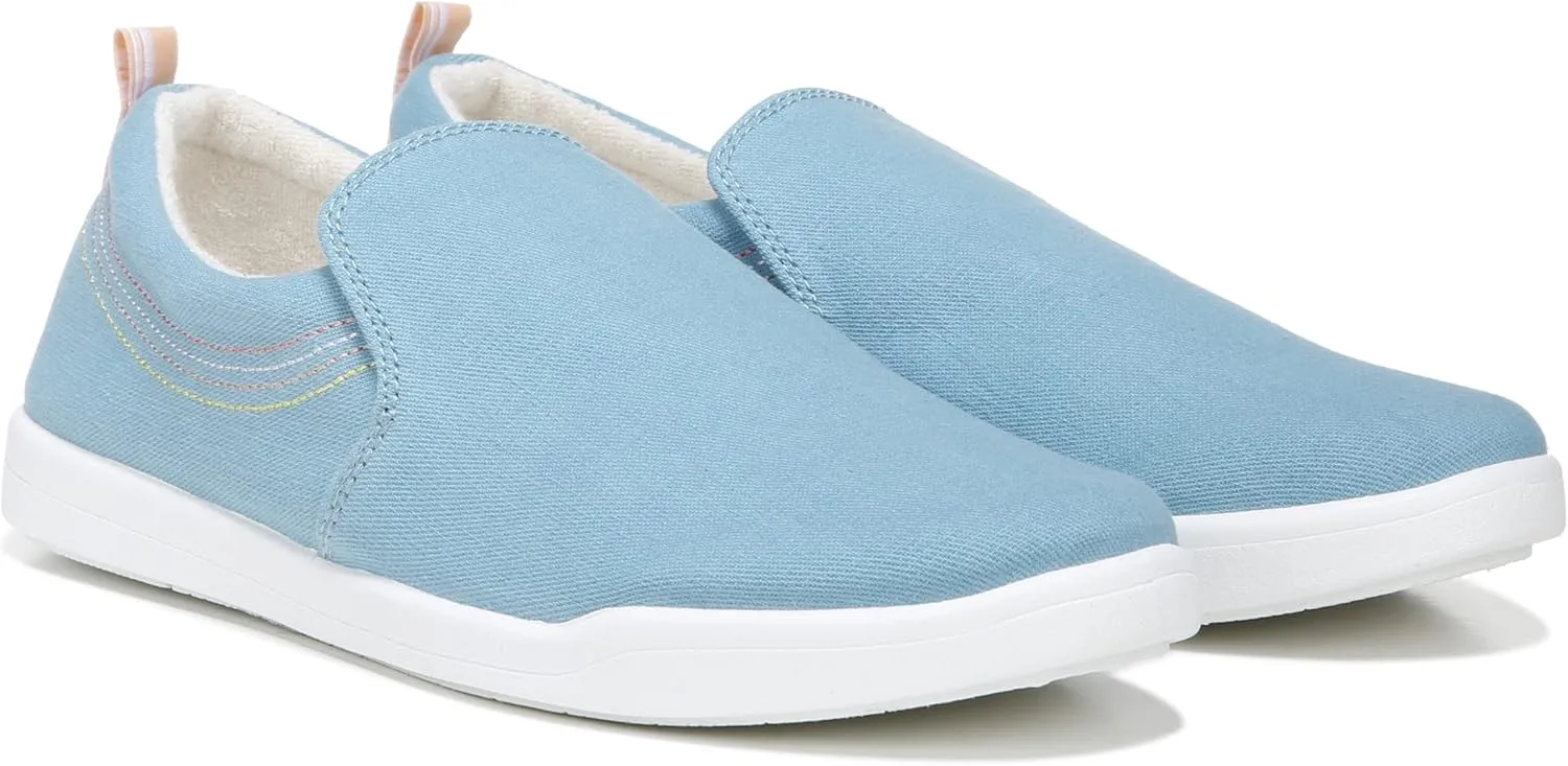 Vionic Beach Marshall Slip On Sneakers for Women-Sustainable Shoes That Include Three-Zone Comfort with Orthotic Insole Arch Support, Machine Wash Safe- Sizes 5-11