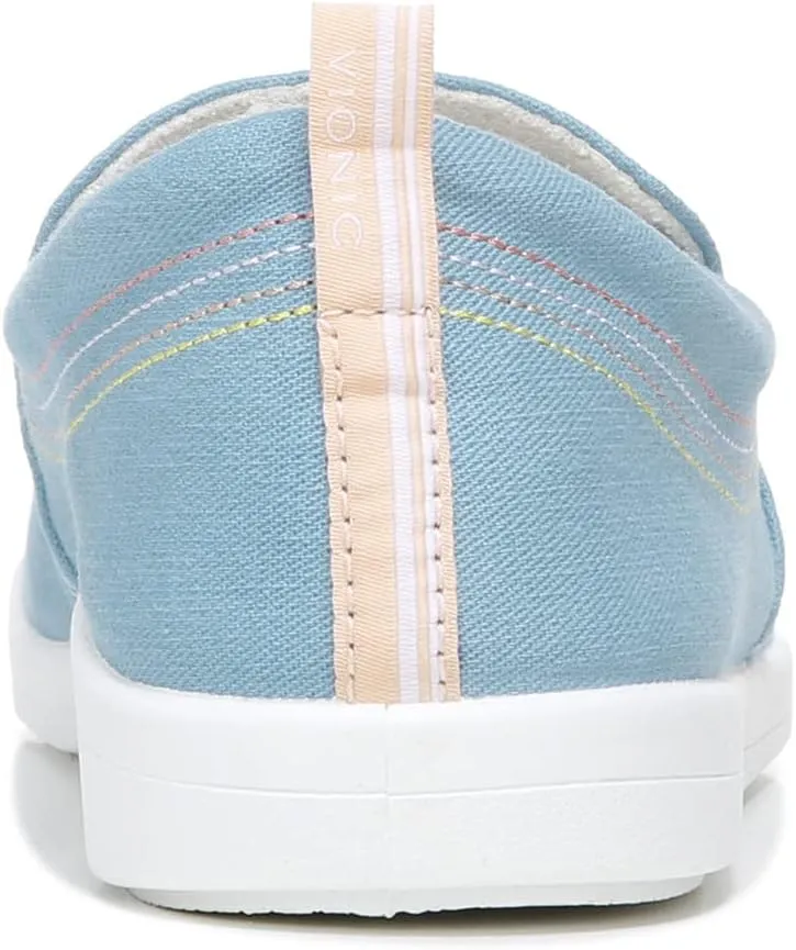 Vionic Beach Marshall Slip On Sneakers for Women-Sustainable Shoes That Include Three-Zone Comfort with Orthotic Insole Arch Support, Machine Wash Safe- Sizes 5-11