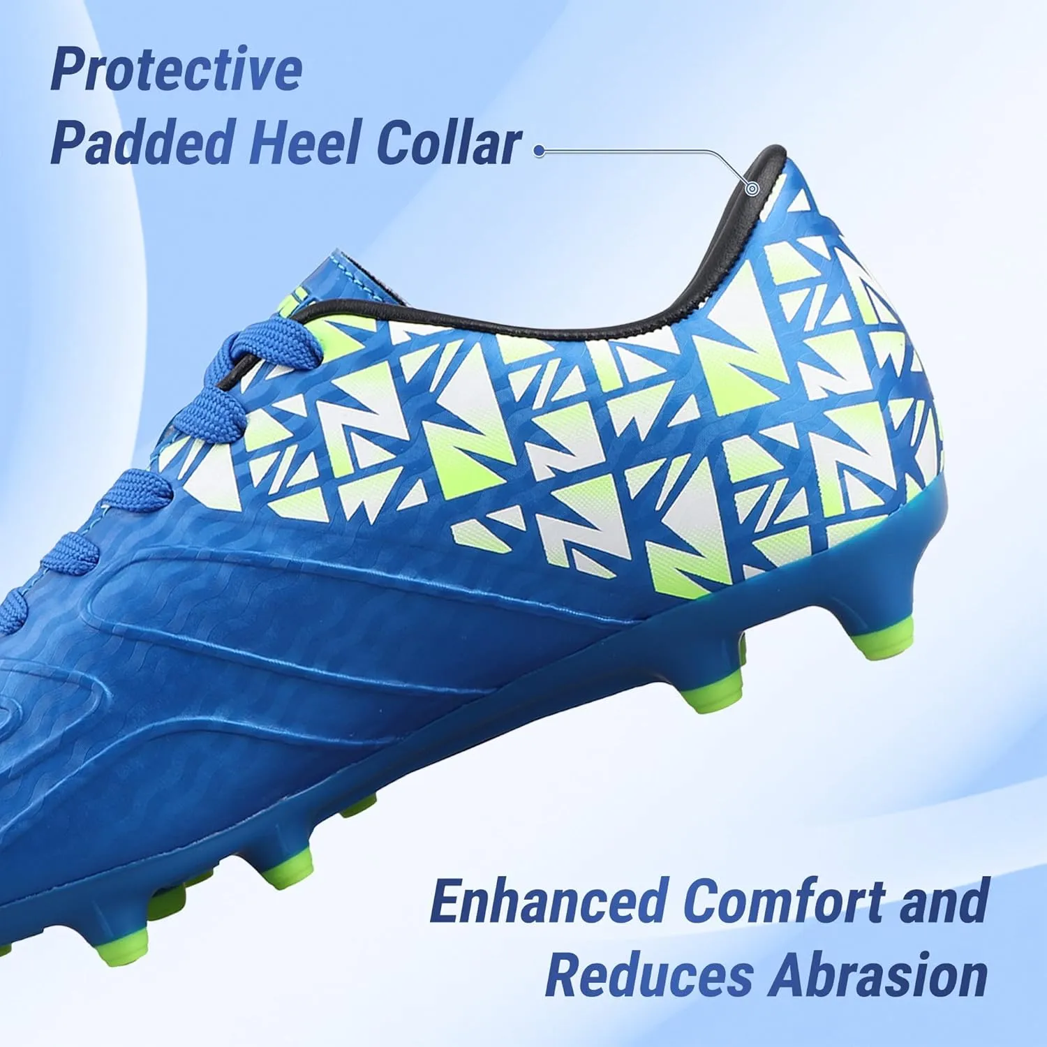 Vizari Pismo Junior Firm Ground Youth Soccer Cleats for Boys & Girls | Perfect Synthetic Boys Football Cleats with TPU Outsole | Water Resistant & Durable Sports Shoes