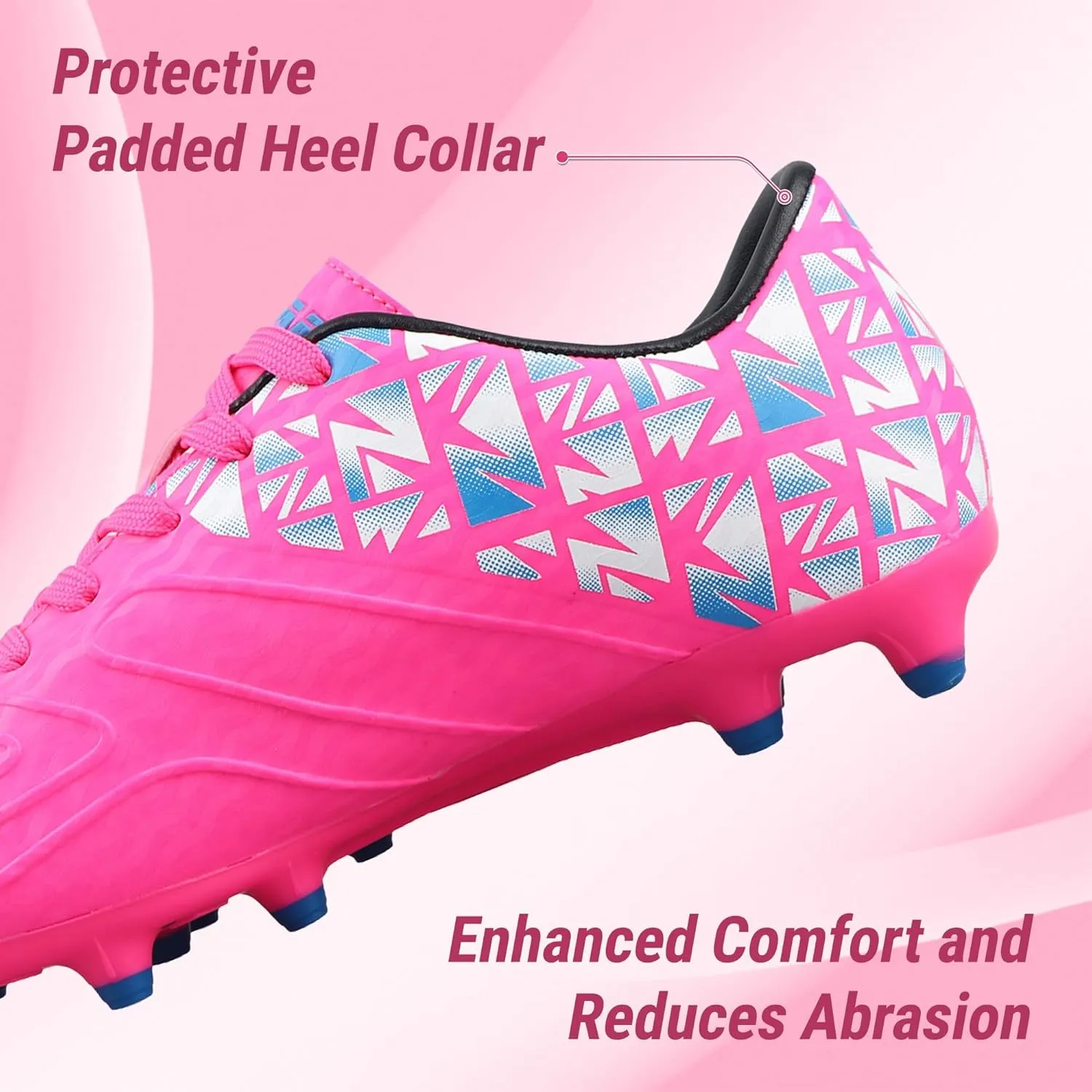 Vizari Pismo Junior Firm Ground Youth Soccer Cleats for Boys & Girls | Perfect Synthetic Boys Football Cleats with TPU Outsole | Water Resistant & Durable Sports Shoes