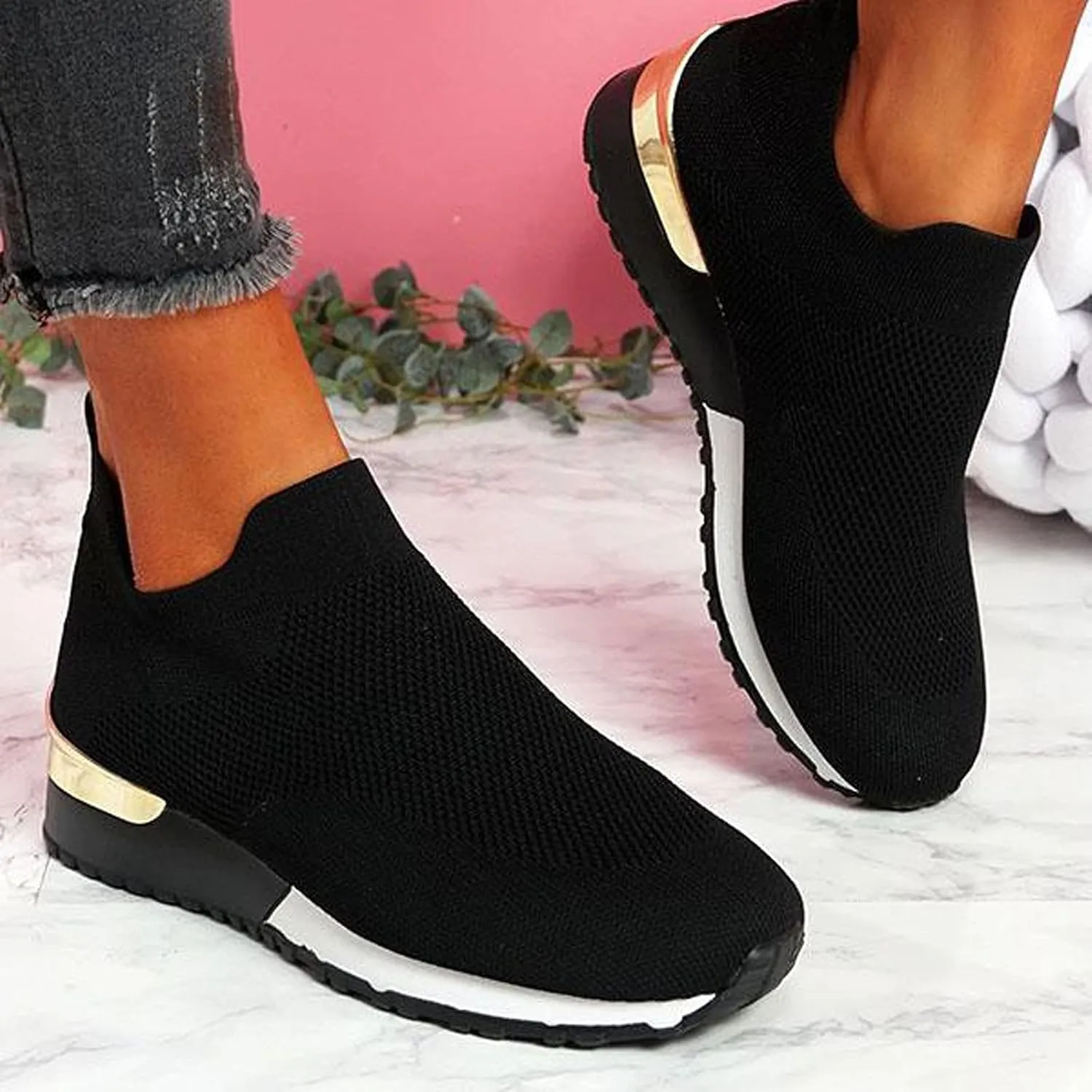 Walking Shoes Women Mesh Women's Shoes Casual Fashion Sneakers 2025 Comfortable Orthopedic Sandals High Top Basketball Shoe Loafers Casual Slip On