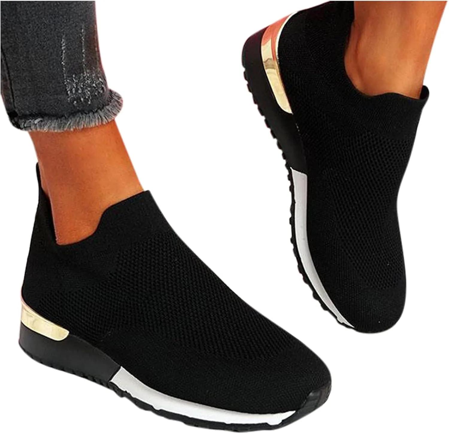 Walking Shoes Women Mesh Women's Shoes Casual Fashion Sneakers 2025 Comfortable Orthopedic Sandals High Top Basketball Shoe Loafers Casual Slip On
