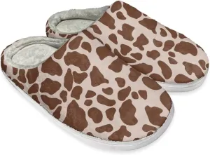 Warm House Slippers for Women, Fuzzy Fluffy Cotton-Blend Home Slippers Comfort Light Weight Cozy Home Slippers for Indoor And Outdoor Shoes