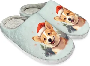 Warm House Slippers for Women, Fuzzy Fluffy Cotton-Blend Home Slippers Comfort Light Weight Cozy Home Slippers for Indoor And Outdoor Shoes