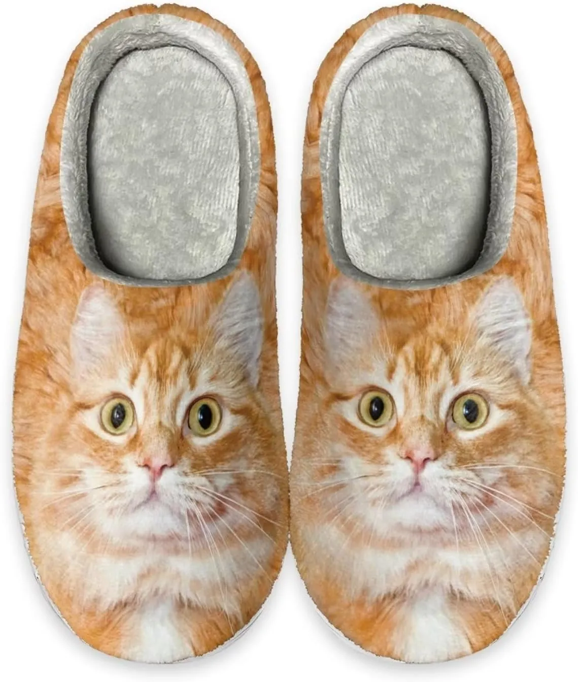 Warm House Slippers for Women, Fuzzy Fluffy Cotton-Blend Home Slippers Comfort Light Weight Cozy Home Slippers for Indoor And Outdoor Shoes