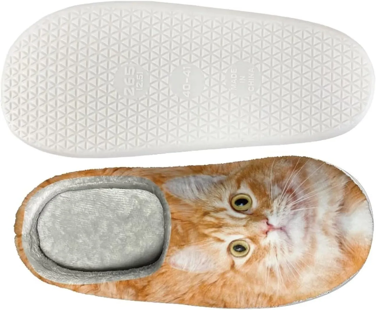 Warm House Slippers for Women, Fuzzy Fluffy Cotton-Blend Home Slippers Comfort Light Weight Cozy Home Slippers for Indoor And Outdoor Shoes