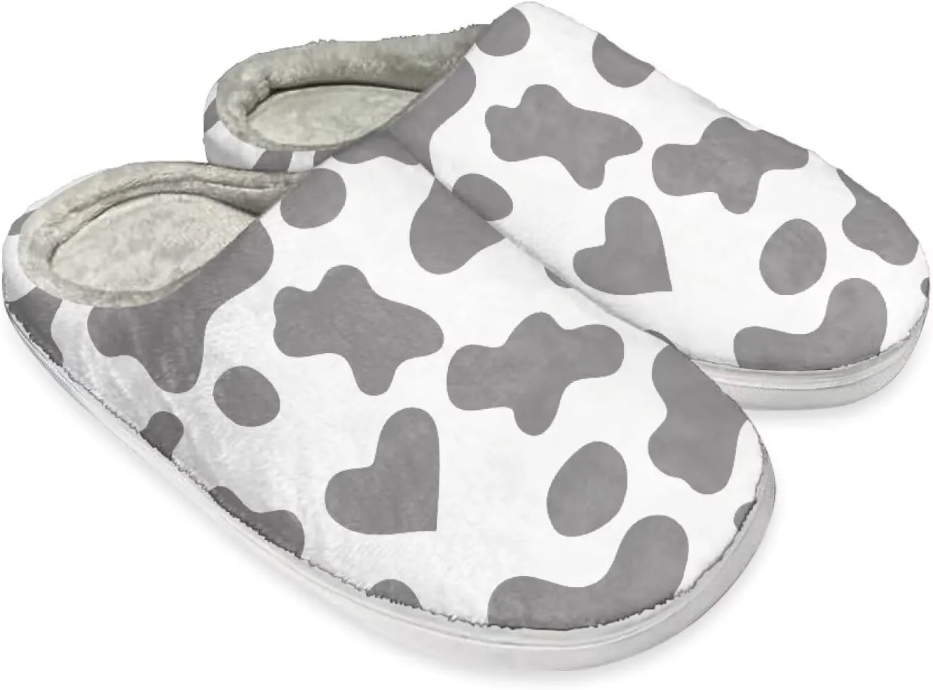 Warm House Slippers for Women, Fuzzy Fluffy Cotton-Blend Home Slippers Comfort Light Weight Cozy Home Slippers for Indoor And Outdoor Shoes