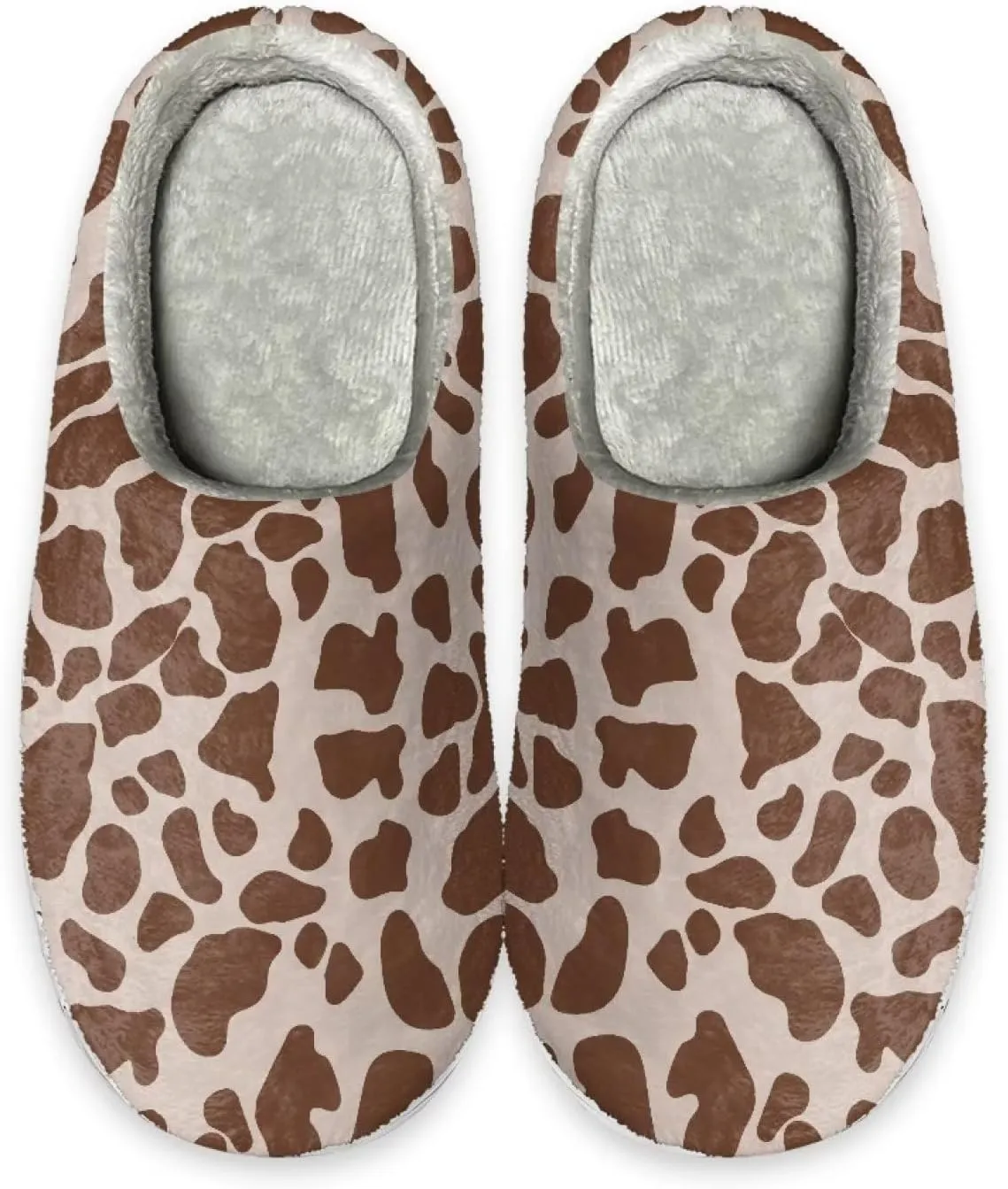 Warm House Slippers for Women, Fuzzy Fluffy Cotton-Blend Home Slippers Comfort Light Weight Cozy Home Slippers for Indoor And Outdoor Shoes