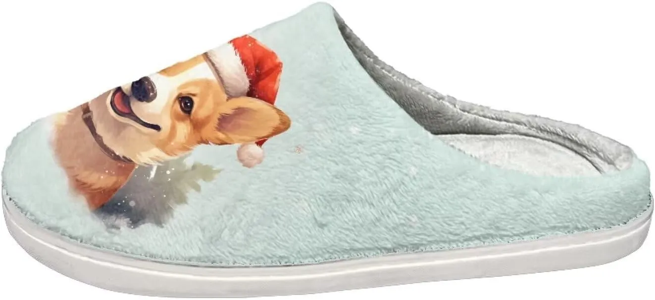 Warm House Slippers for Women, Fuzzy Fluffy Cotton-Blend Home Slippers Comfort Light Weight Cozy Home Slippers for Indoor And Outdoor Shoes