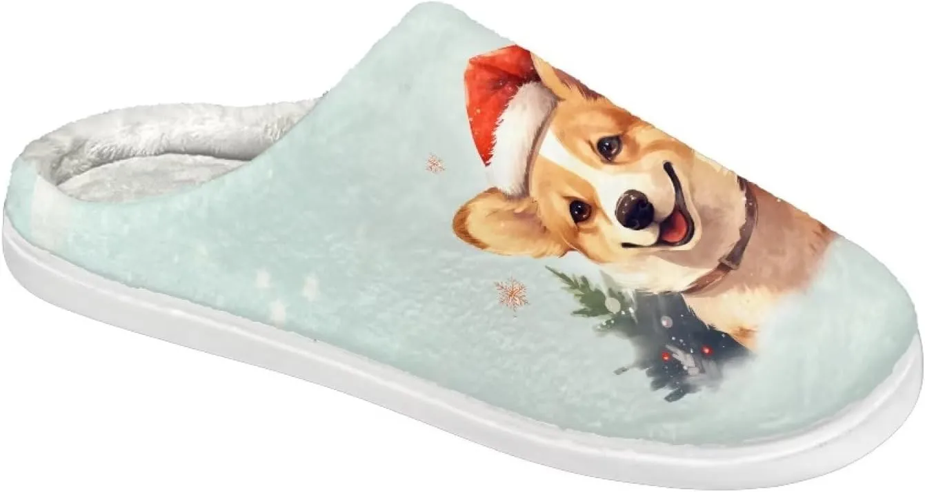 Warm House Slippers for Women, Fuzzy Fluffy Cotton-Blend Home Slippers Comfort Light Weight Cozy Home Slippers for Indoor And Outdoor Shoes