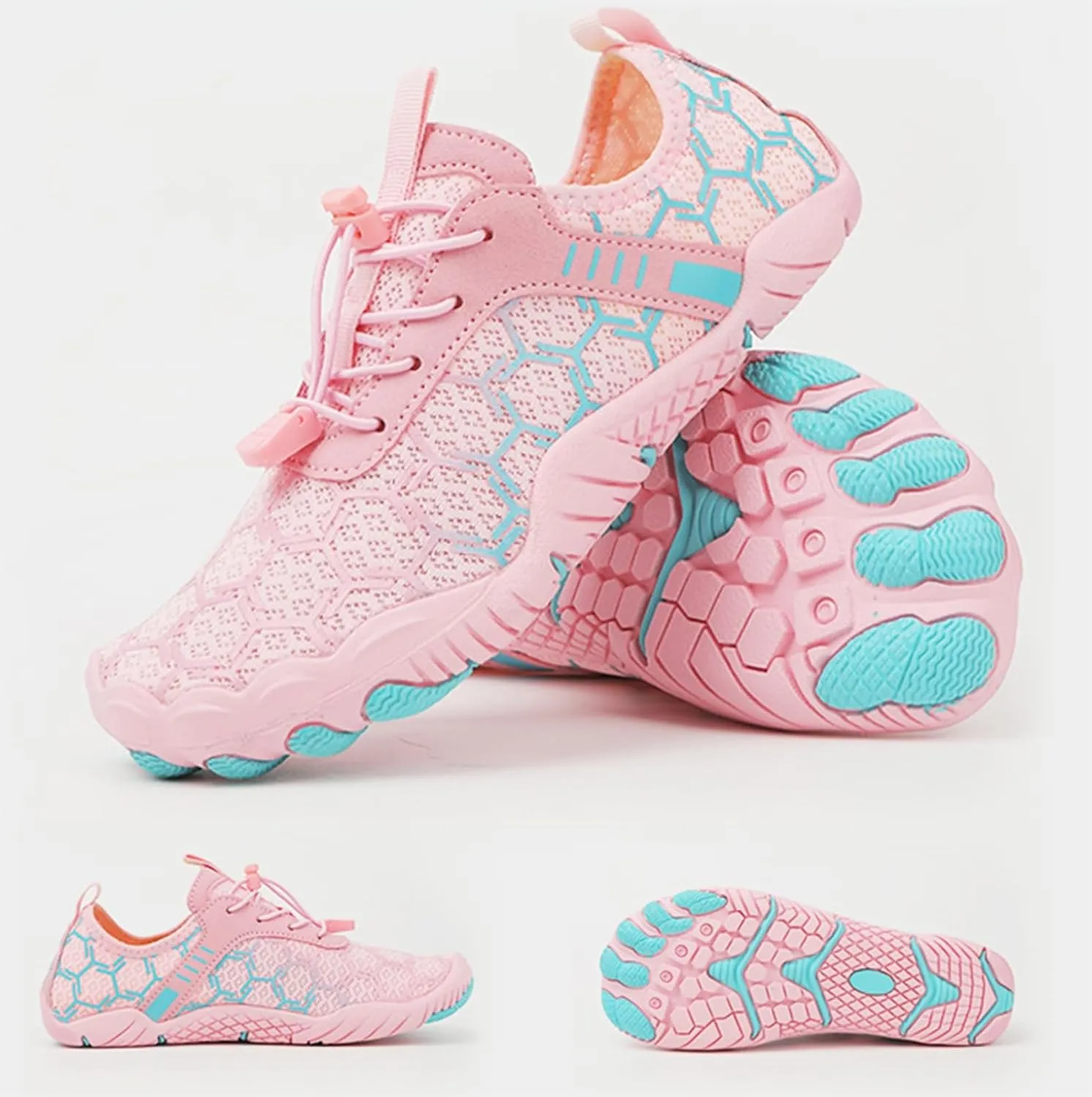 Water Shoes for Women Men Breathable Mesh Running Sneaker Adjustable Walking Footwear Outdoor Casual Sports Shoes