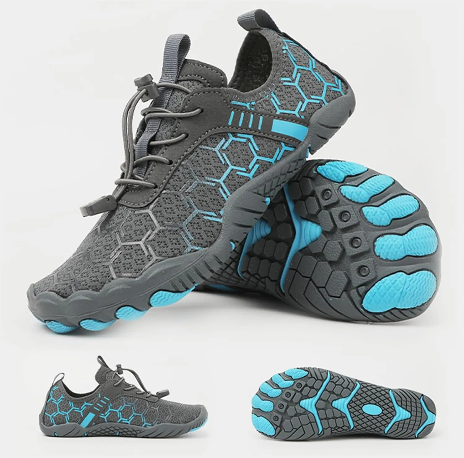 Water Shoes for Women Men Breathable Mesh Running Sneaker Adjustable Walking Footwear Outdoor Casual Sports Shoes
