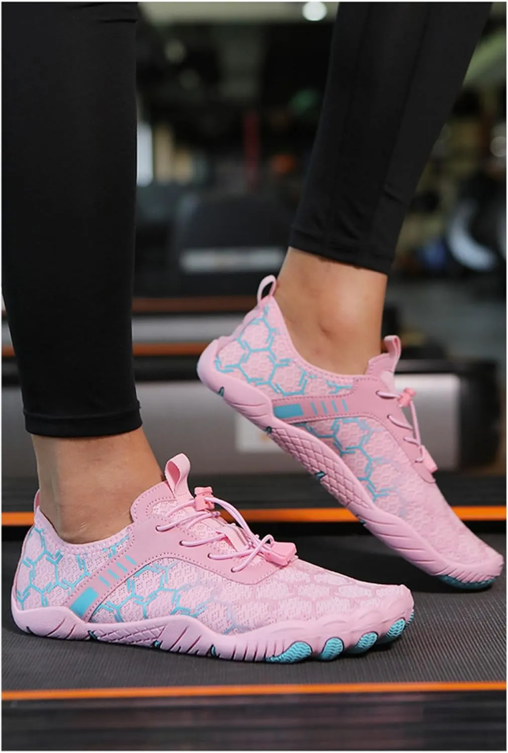 Water Shoes for Women Men Breathable Mesh Running Sneaker Adjustable Walking Footwear Outdoor Casual Sports Shoes