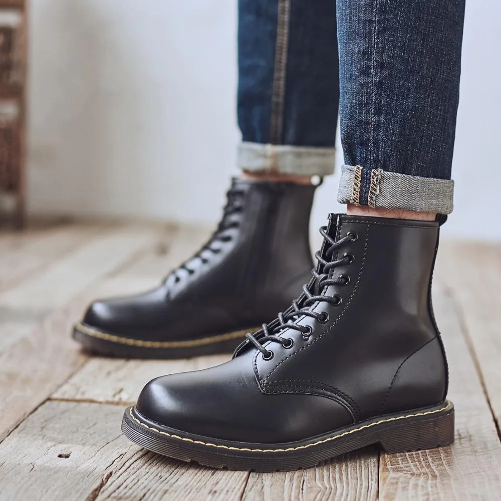 West Louis™ Casual Basic Zipper Boots