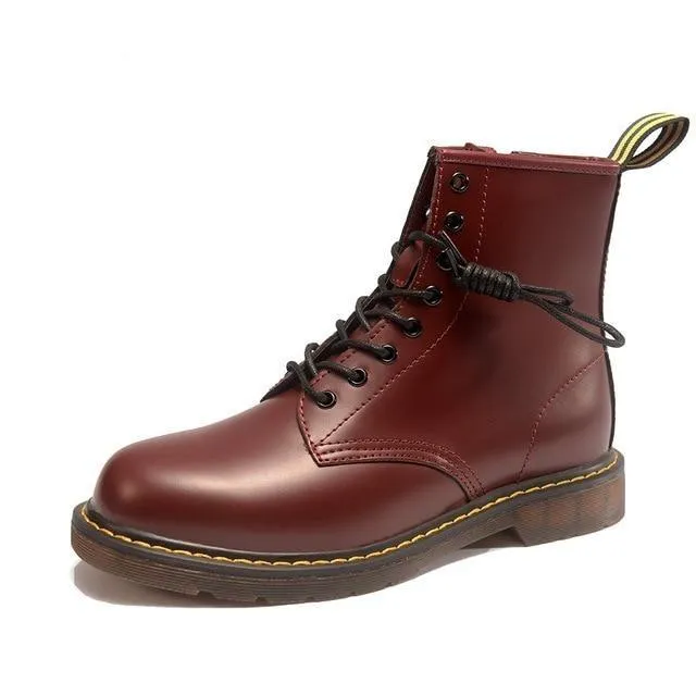 West Louis™ Casual Basic Zipper Boots