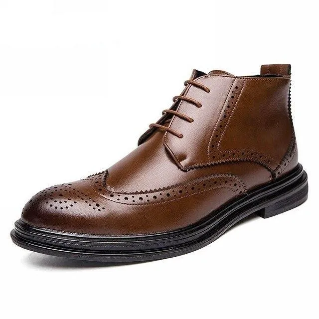 West Louis™ Pointed Leather Bullock Boots