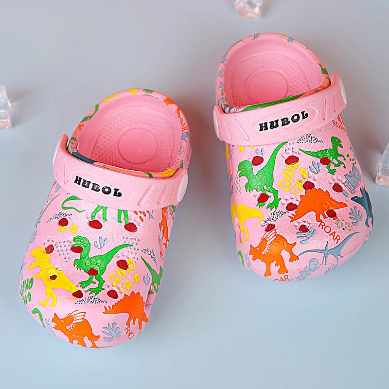 Wholesale Cartoon Dinosaur EVA Kids Slippers
