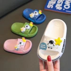 Wholesale Kids Indoor Non-slip Cool Slippers