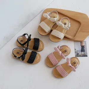 Wholesale Kids Woven Sandals Faux Leather Baby Supplies