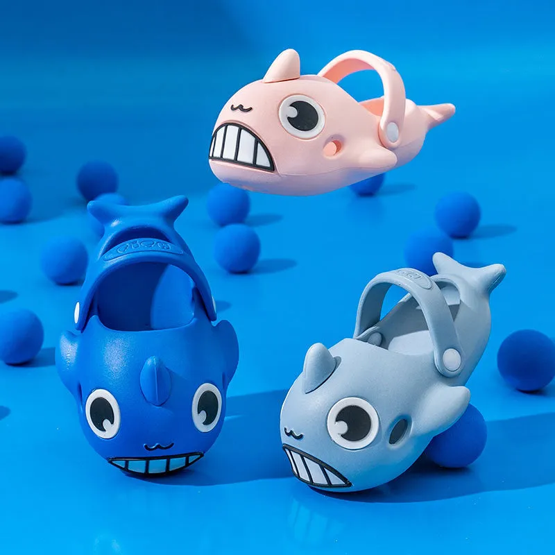 Wholesale Whale Kids Non-slip Outer Wear Indoor Soft Sole Slippers