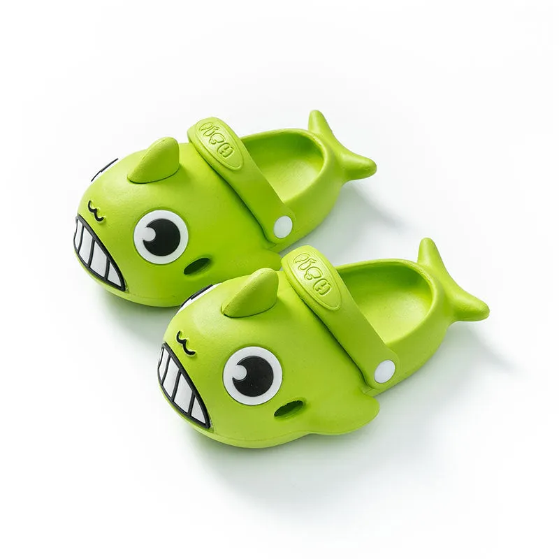 Wholesale Whale Kids Non-slip Outer Wear Indoor Soft Sole Slippers
