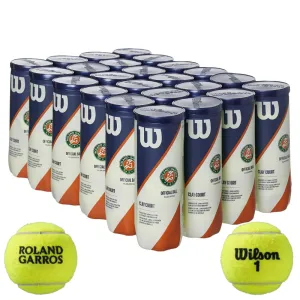 Wilson Roland Garros Clay Court Tennis Ball Case - 24 Cans